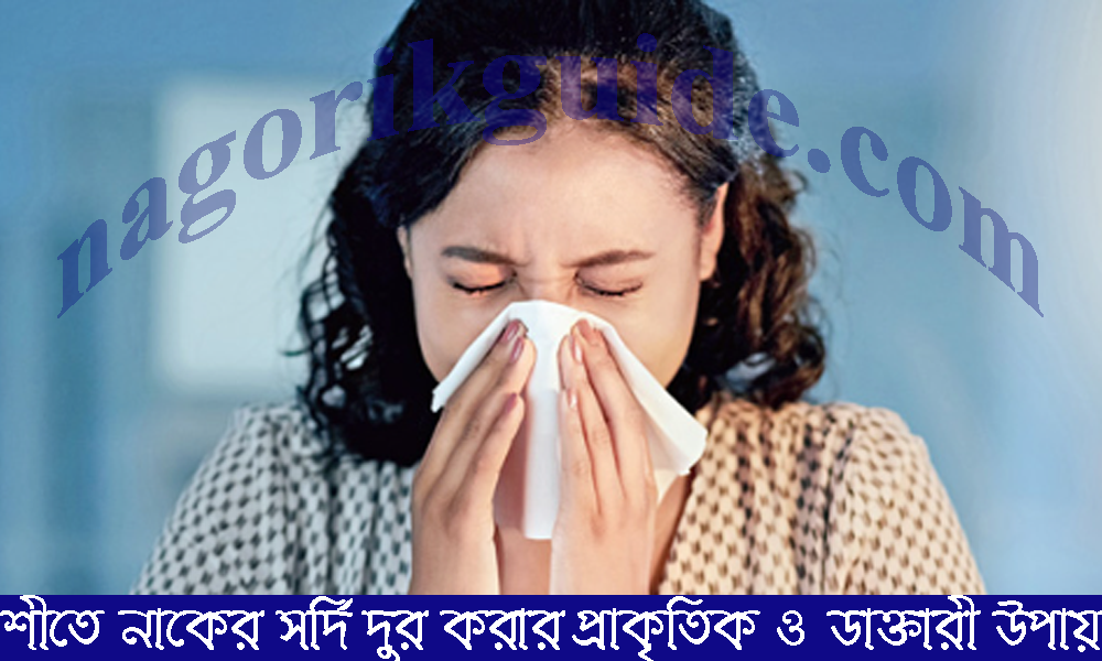 শীতে নাকের সর্দি দূর করার উপায় | প্রাকৃতিক ও ডাক্তারী চিকিৎসা